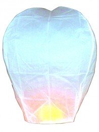 Flying lantern - white 10pcs