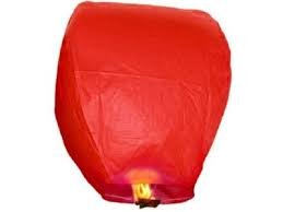 Red flying lantern