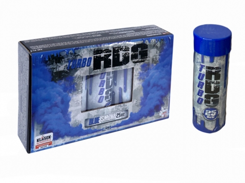 Blue turbo Smoke with burst fuse 5pcs