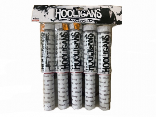 Hooligans smoke flare white 5pcs