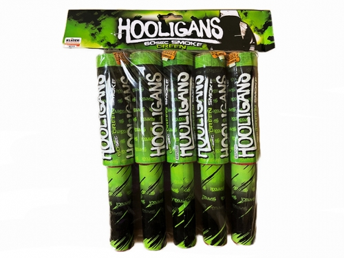 Hooligans smoke flare green 5 pcs