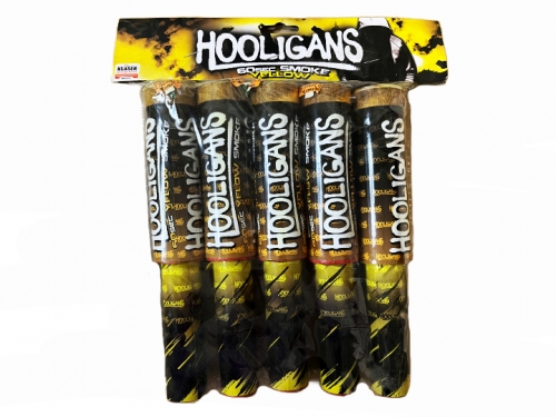 Hooligans smoke flare yellow 5 pcs