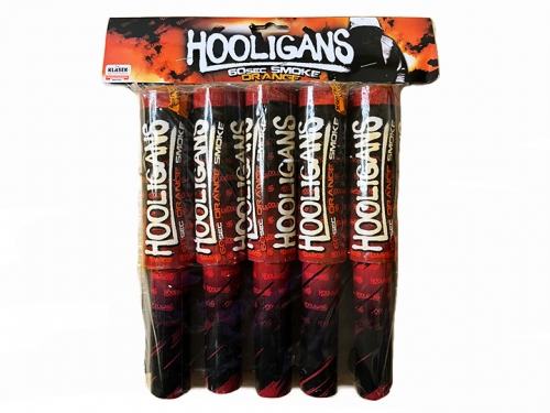 Hooligans smoke flare orange 5 pcs