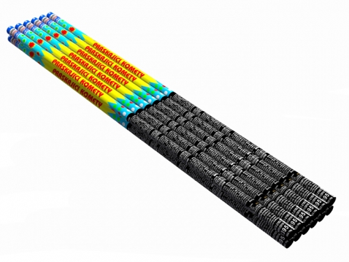 Crackling comets 12pcs 20 shots 