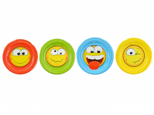 Paper Plates - Emojis 8 pcs