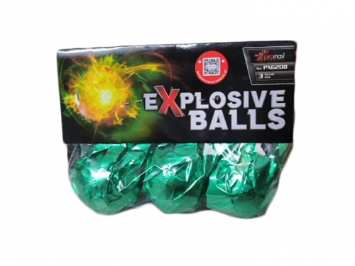 Explosive balls 3pcs