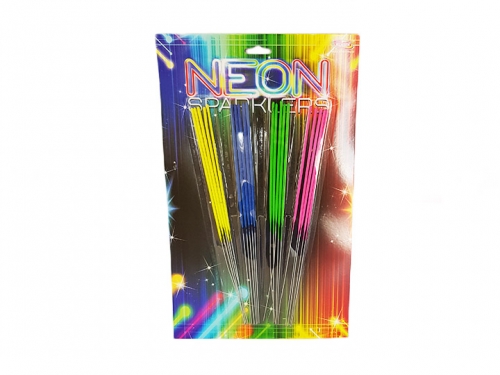 Neon sparklers 28cm 20pcs