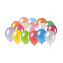 Metallic Balloons 28cm 100 pcs Mixed Colors