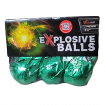 Explosive balls 3pcs