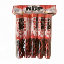 Red smoke flare with burst fuse 5pcs