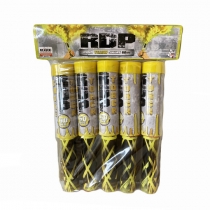 Yellow smoke flare with burst fuse 5pcs